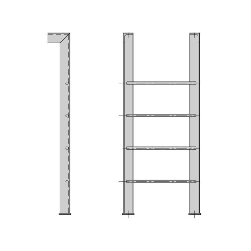 Стремянка СГ-70 7000 мм Серия 1.450.3-7.94 в Москве


