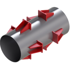 Опора неподвижная лобовая четырехупорная усиленная Т7.13 720х12х280х980х380 мм Серия 4.903-10 Выпуск 4