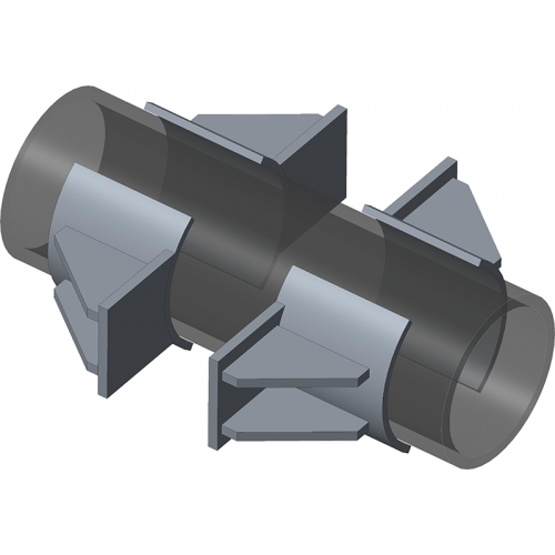 Опора неподвижная двухупорная усиленная для тепловых сетей ТС-662.00.00 159х90х117х328 мм Серия 5.903-13 выпуск 7-95 8,4 кг