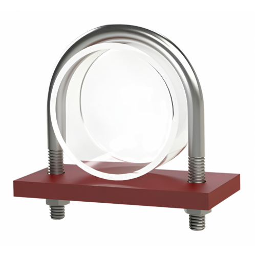 Опора неподвижная хомутовая бескорпусная для тепловых сетей исп. Г 09Г2С 159 мм ОСТ 36-146-88 1,82 кг