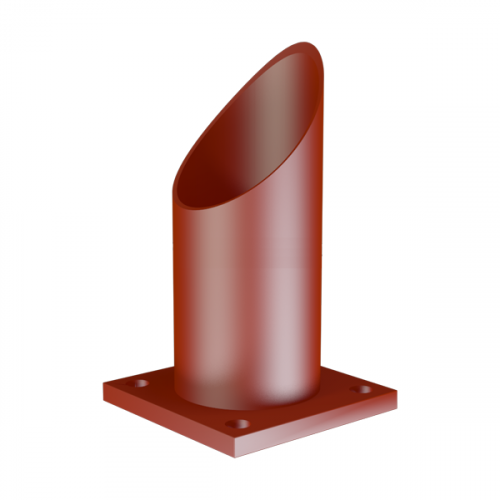 Опора неподвижная трубчатая для тепловых сетей исп. А1 Ст20 530х100 мм ОСТ 36-146-88 34,1 кг