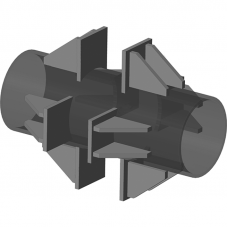 Опора неподвижная четырехупорная для тепловых сетей ТС-661.00.00 133х80х110х260 мм Серия 5.903-13 выпуск 7-95 8,8 кг