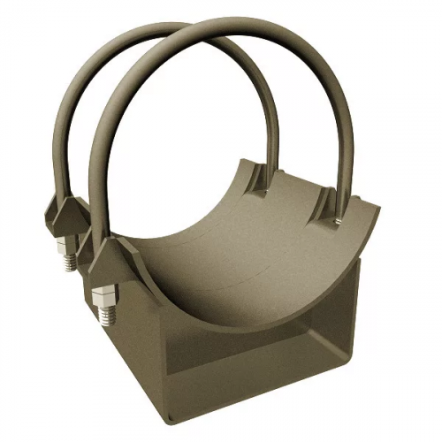 Опора двуххомутовая неподвижная 273 мм ОСТ 108.275.28-80 в Москве

