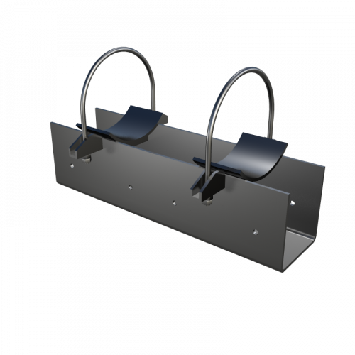 Опора подвижная хомутовая Х2 ОПХ2-100.480 480 мм ОСТ 36-94-83