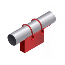 Опора неподвижная приварная корпусная для тепловых сетей исп. А21 / АС21 09Г2С 108х80х170х150 мм ОСТ 36-146-88 2,1 кг