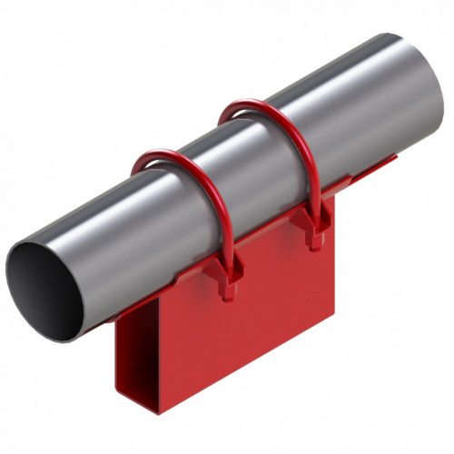 Опора неподвижная хомутовая корпусная для тепловых сетей исп. А22 / АС22 09Г2С 426х200х340х151 мм ОСТ 36-146-88 30 кг