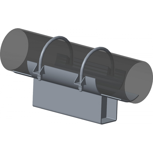 Опора неподвижная хомутовая с корпусом для тепловых сетей ТС-670.00.00 273х180х340х150 мм Серия 5.903-13 выпуск 7-95 27,4 кг