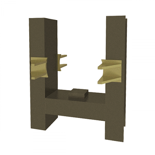 Опора неподвижная двухупорная для сальниковых компенсаторов для тепловых сетей ТС-665.00.00 630х240х226х920 мм Серия 5.903-13 выпуск 7-95 33,6 кг