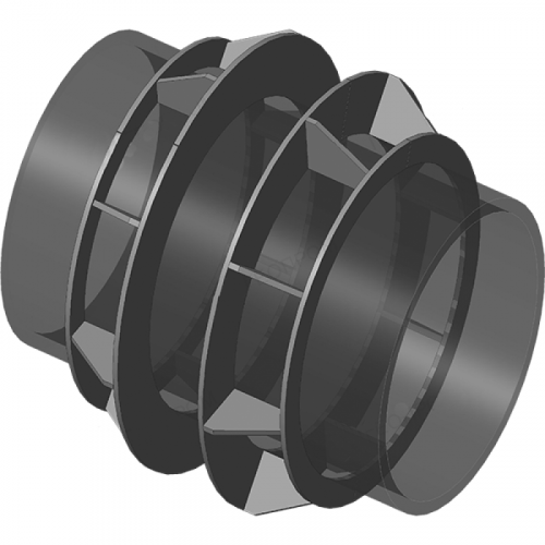 Опора неподвижная щитовая усиленная для тепловых сетей ТС-667.00.00 720х174 мм Серия 5.903-13 выпуск 7-95 114,3 кг
