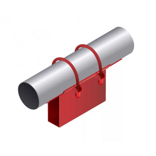 Опора неподвижная приварная корпусная для тепловых сетей исп. Б22 / БС22 ВСт3 426х200х340х150 мм ОСТ 36-146-88 13,9 кг