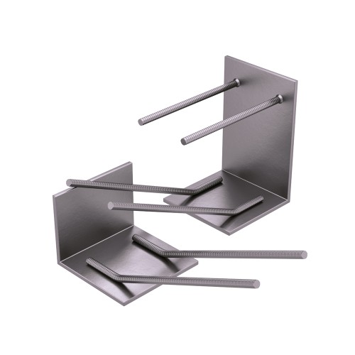 Закладная деталь для железобетонных конструкций оцинкованная МН131-4 250х180х30 мм Серия 1.400-15 Выпуск 1